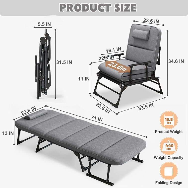 Fold out guest chair hot sale